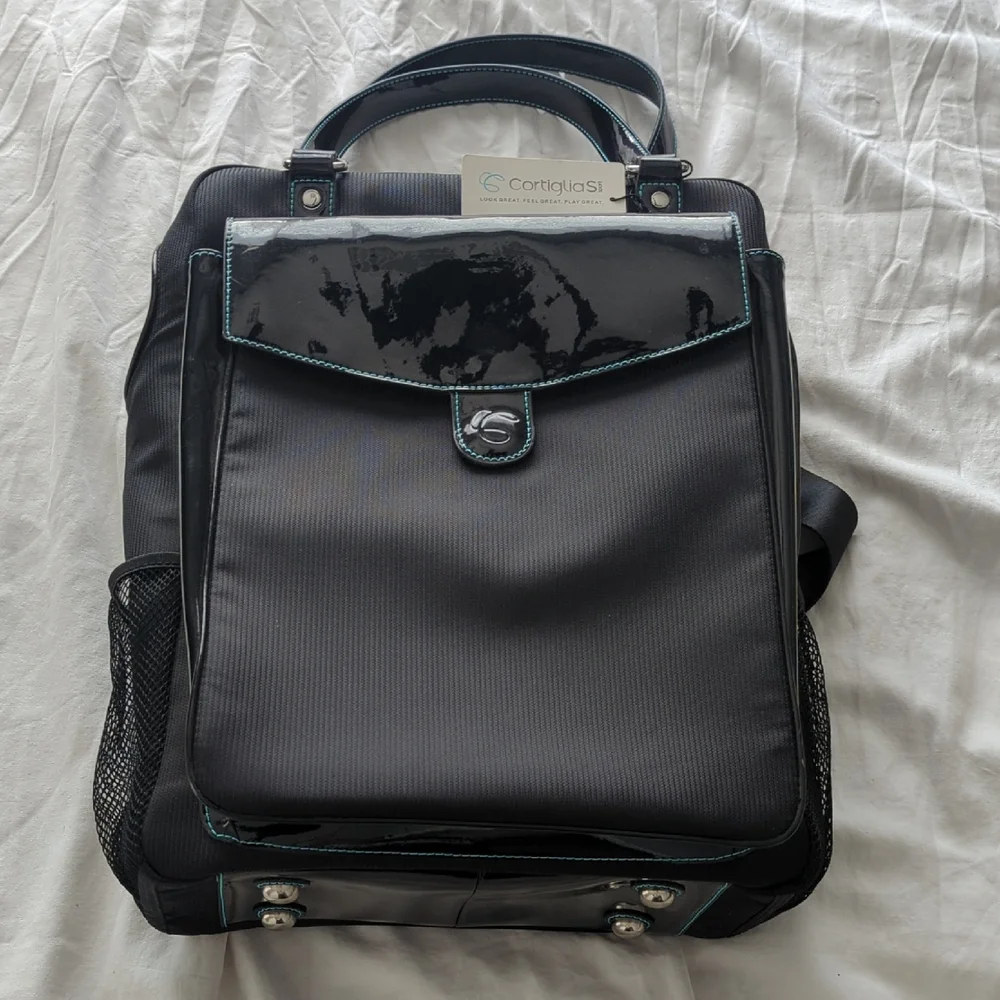 Cortiglia Brisbane Tennis Backpack (Black) - Picture 1 of 7